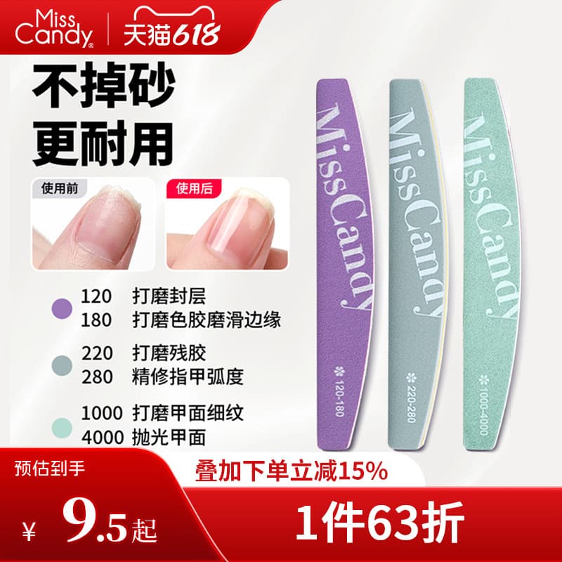 MissCandy Conjunto de ferramentas de Manicure Conjunto completo de esmalte para iniciantes Loja profissional Tesoura de