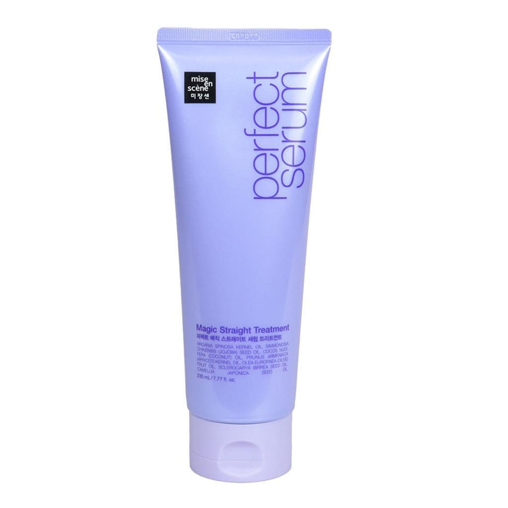 Mise En Scene Perfect Magic Smoothing Serum |       Creme anti-frizz, usado para controlar cabelos rebeldes. |       Con
