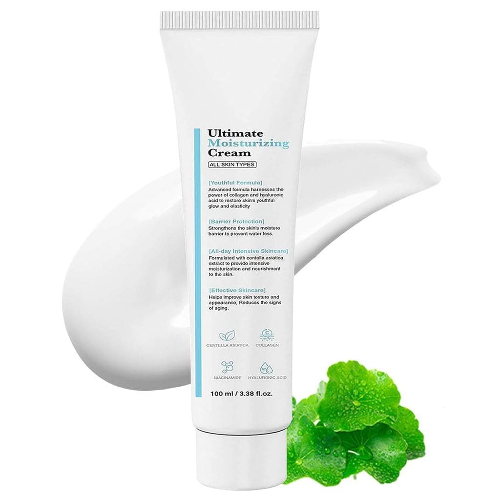 O Creme Hidratante para Jovens MiaSarah contém Centella Asiatica, Niacinamida, Ácido Hialurônico, Colágeno e uma fórmula