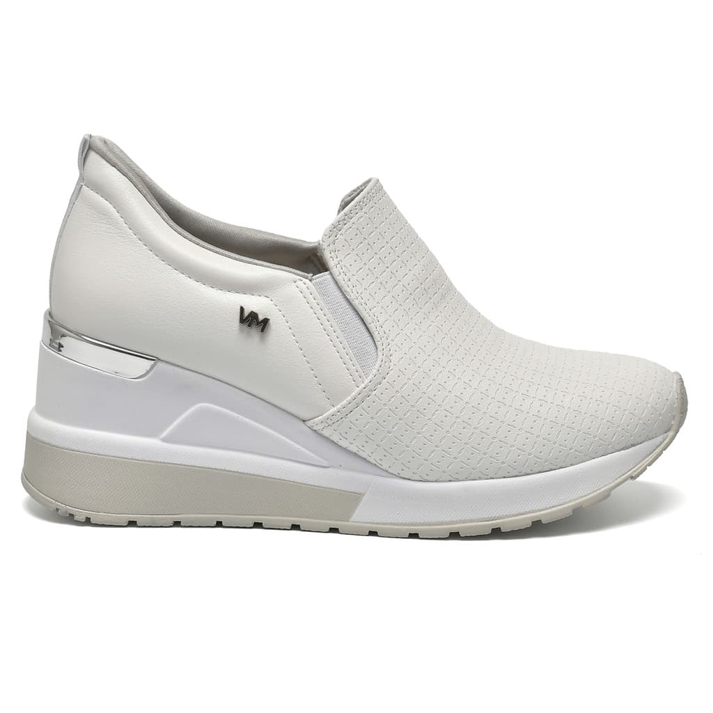 Tênis Via Marte Feminino Slip On Anabela 046-002-01