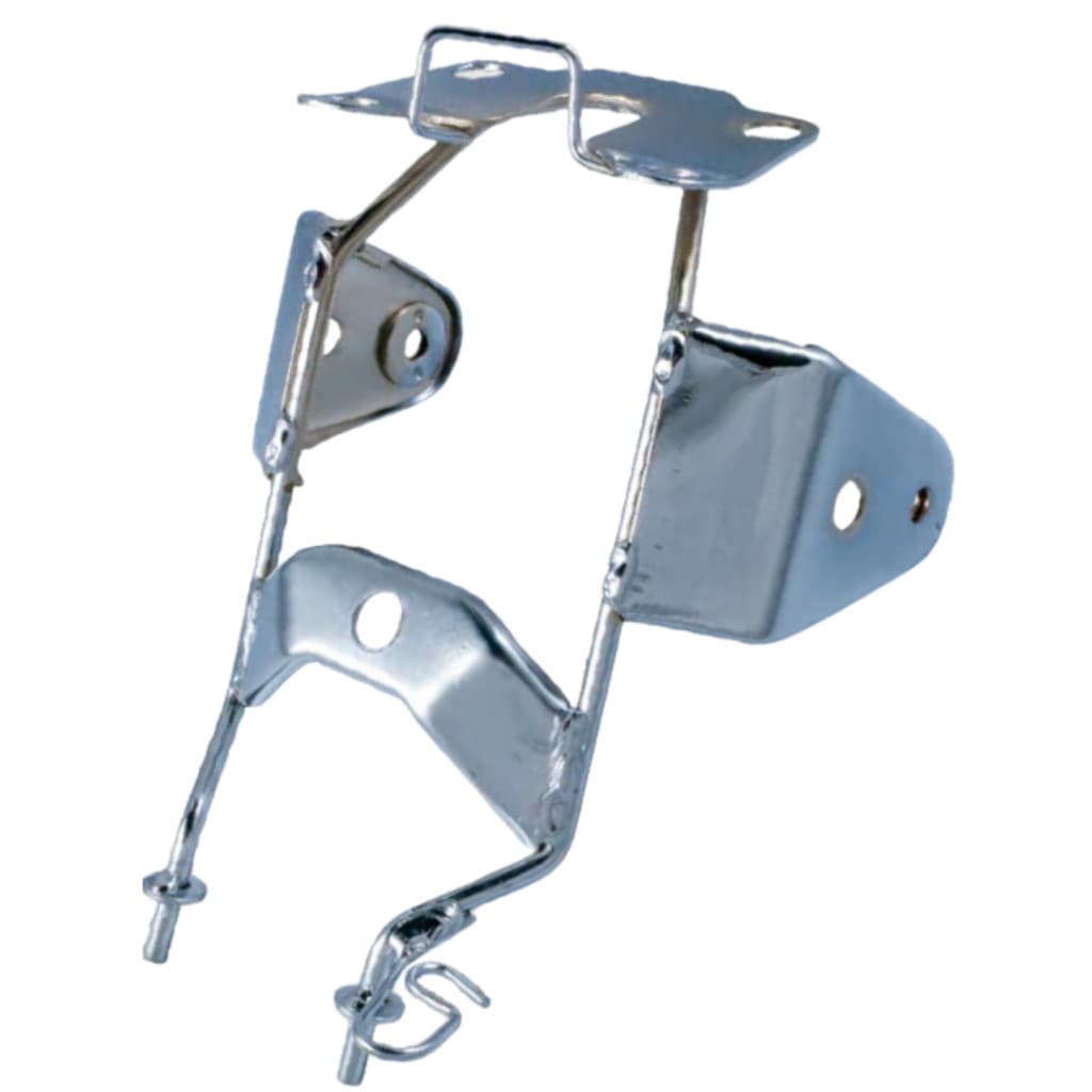 Suporte Aranha Farol Fan 125 Ano 2005 a 2008 Cromado e Preto