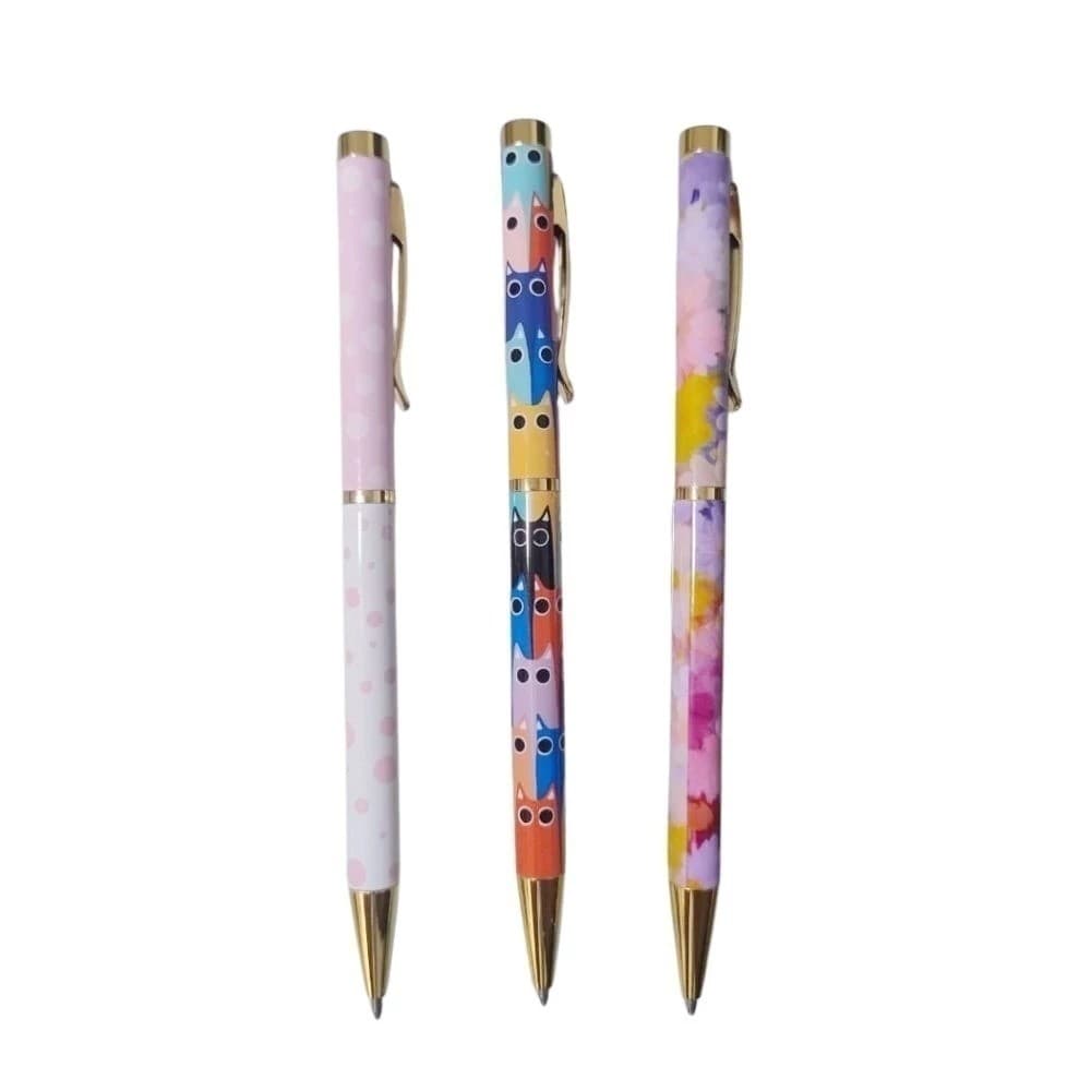 Caneta Metálica Esferográfica 1.0mm Mix BRW