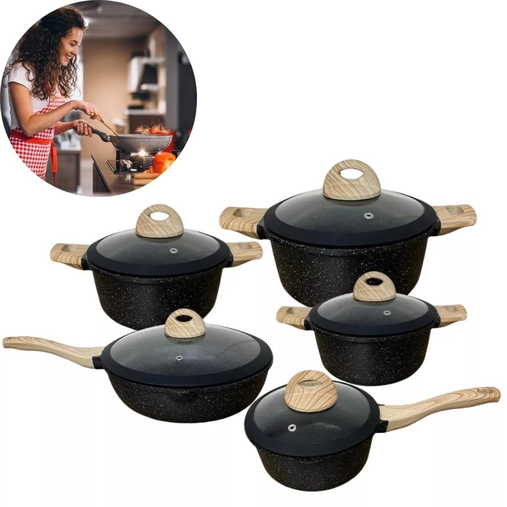Kit De Panelas Com Cores Sortidas Ideal Como Presente De Natal Pronta Entrega