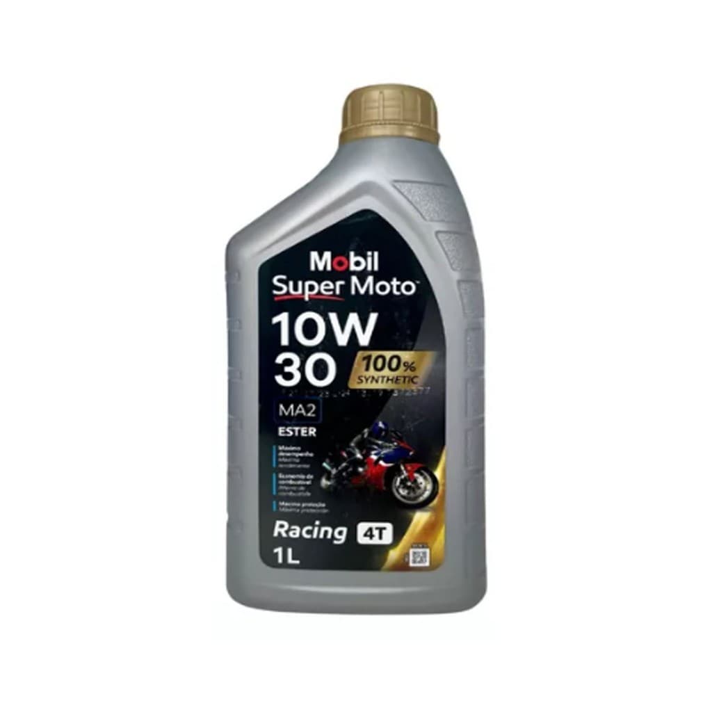 Óleo Mobil Super Moto 10w30 100% Synthetic Racing 4T