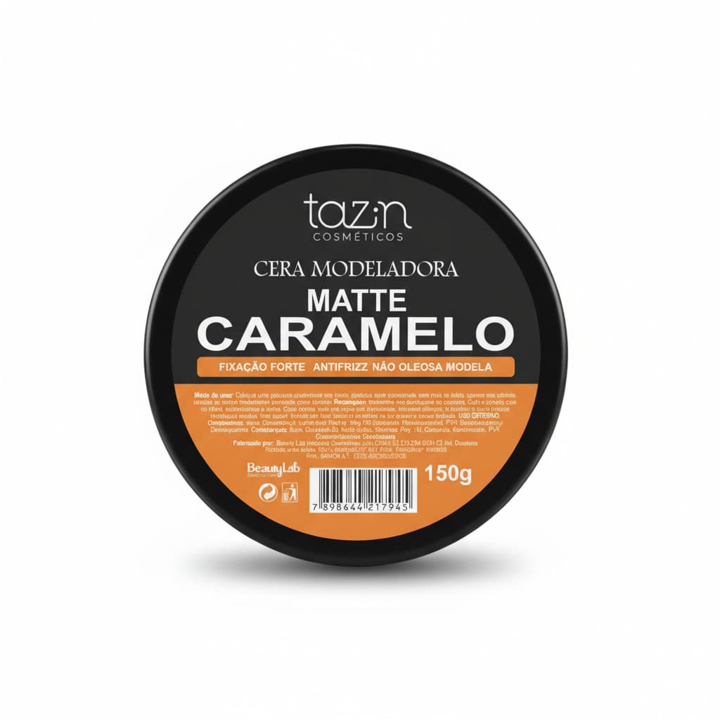 Cera Modeladora Capilar Caramelo Matte Premium Fixação Forte 150gr