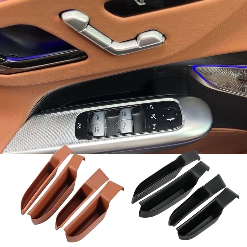Maçaneta Da Porta Do Carro Caixa De Armazenamento Decoração Bandeja Telefone Móvel Organizador Apto Para Mercedes Benz G