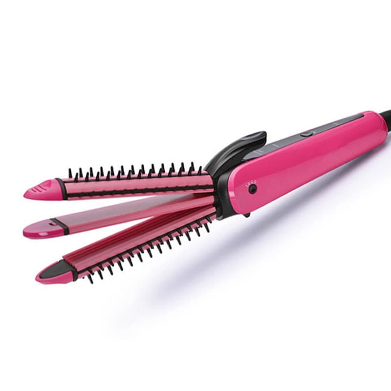 Babyliss com Pentes Modelador de Cachos 3 em 1 LONYAN 127V 220V 110V Revestimento Cerâmico Anti-Frizz Aquecimento Rápido