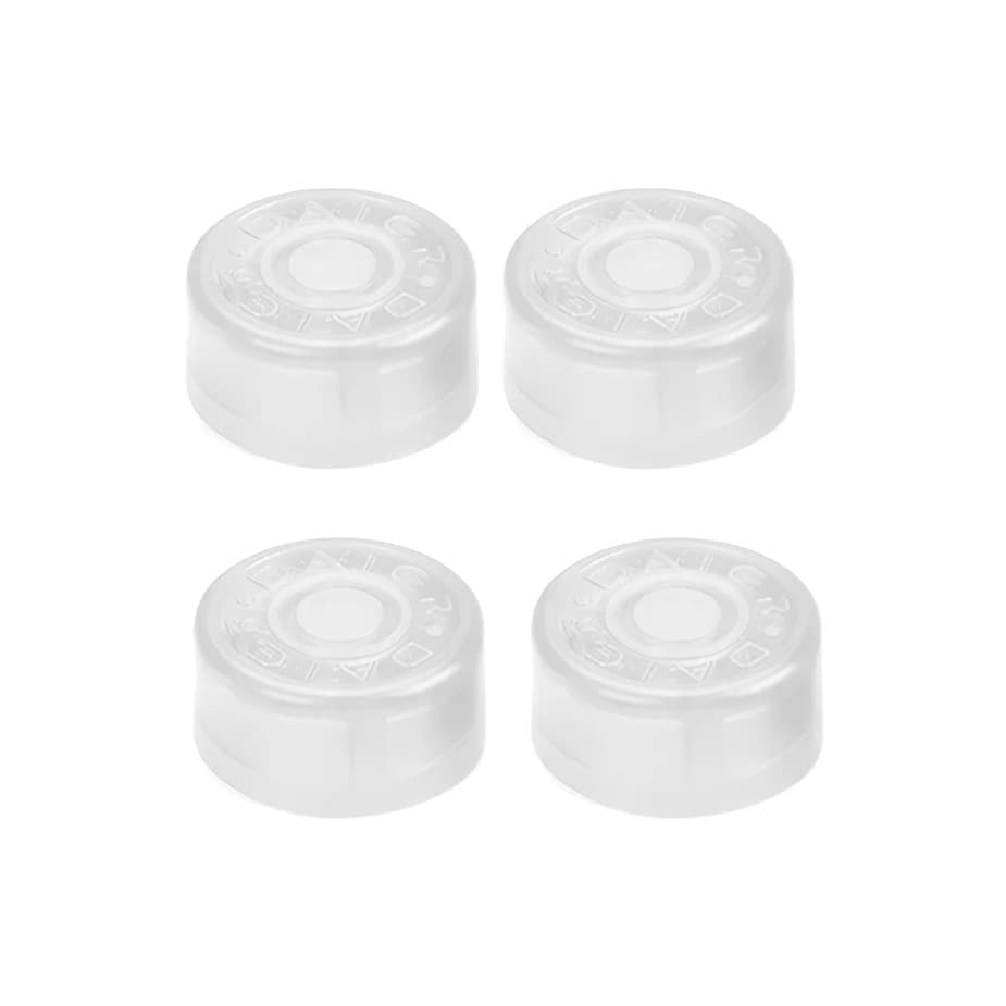 4 Botões Protetor Night Glow Footswitch Pedal Topper branco