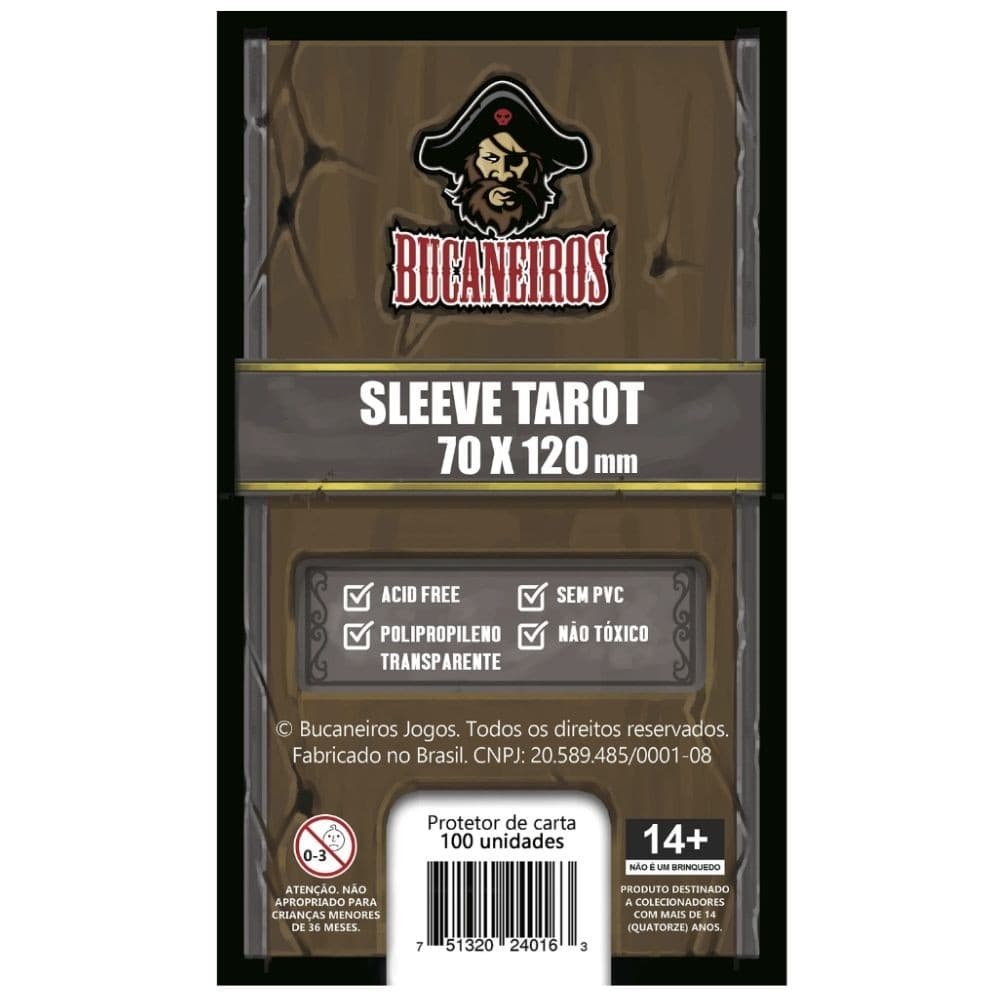 Sleeve Tarot 70x120mm Bucaneiros