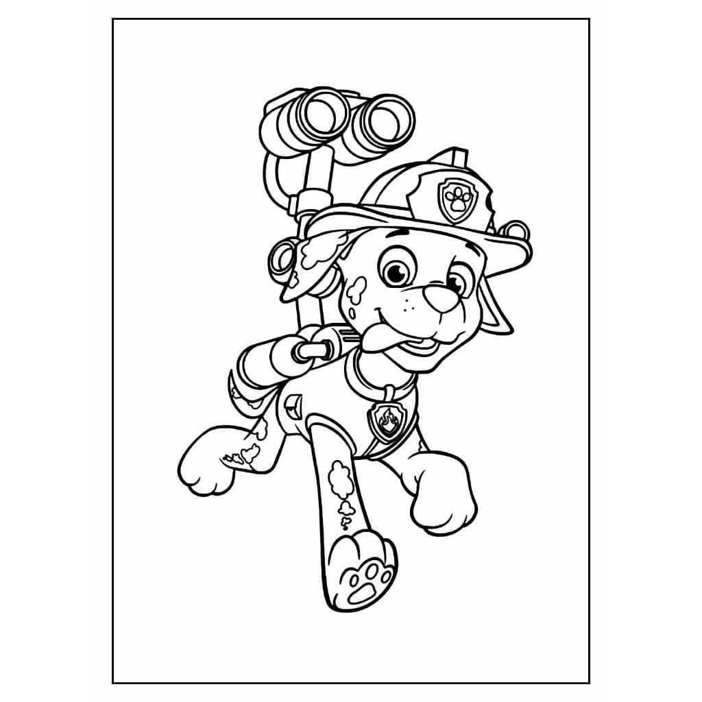 50 Desenhos Patrulha Canina 1 desenho por folha papel especial Folha A4