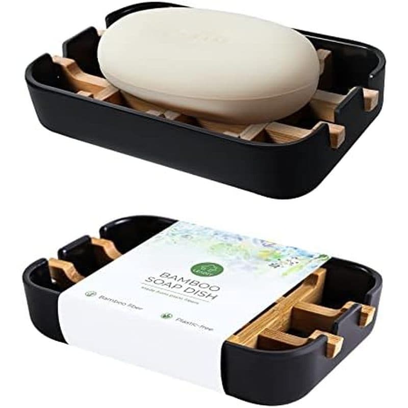 Saboneteiras Para Sabonete Em Barra , 2 Unidades/Conjunto Suporte De Banheiro , Saboneteira De Bambu Chuveiro Pia , Bran