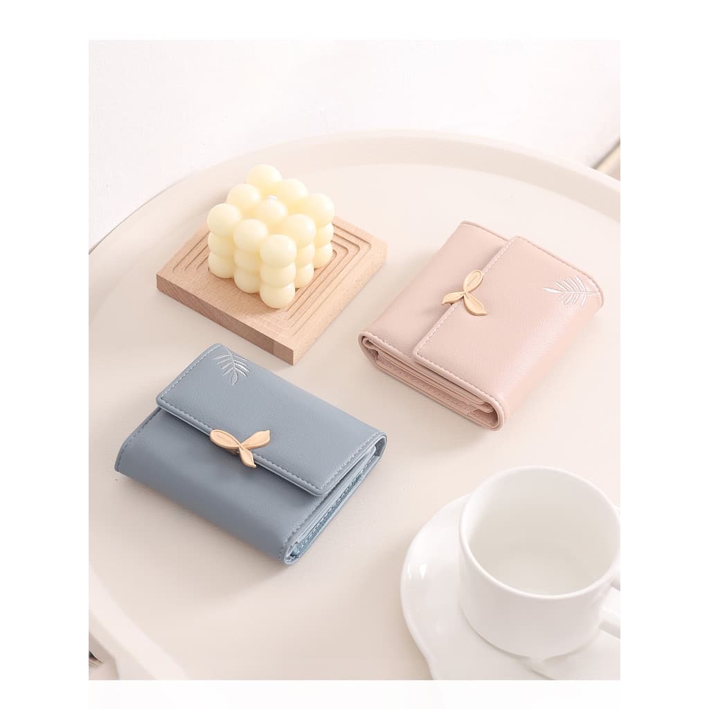 Carteira feminina 2025 novo estilo bolsa de moedas meninas requintado moda curta carteira titular do cartão tudo-em-um f