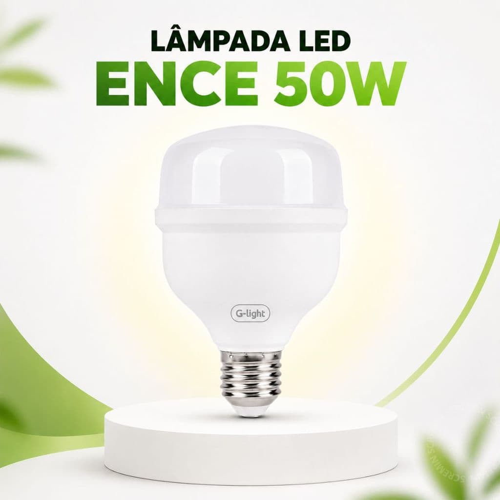 Lâmpada Led T100 Basic 50W E27 6500K - G-Light