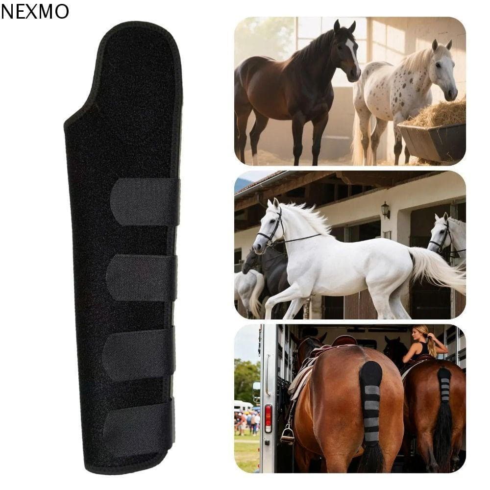 Capa Protetora De Rabo De Cavalo NEXMO , Fixadores Ajustáveis De Tamanho Grande , Protetor De Cauda Anti-Sujeira