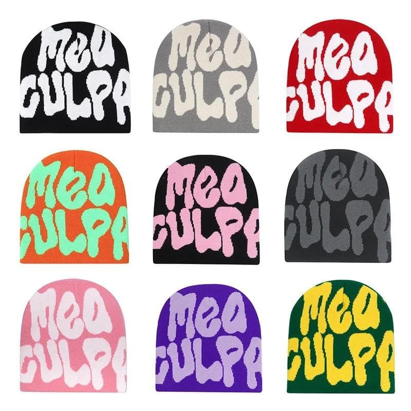 Y2K Design Chapéu De Malha Inverno Quente Gorros Chapéus Gorro Carga Boné Das Mulheres Dos Homens Hip Hop Kanye Feminino