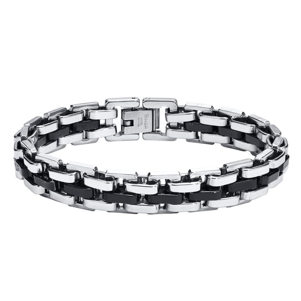 Pulseira Masculina De Aço Inoxidável Vnox Fashion