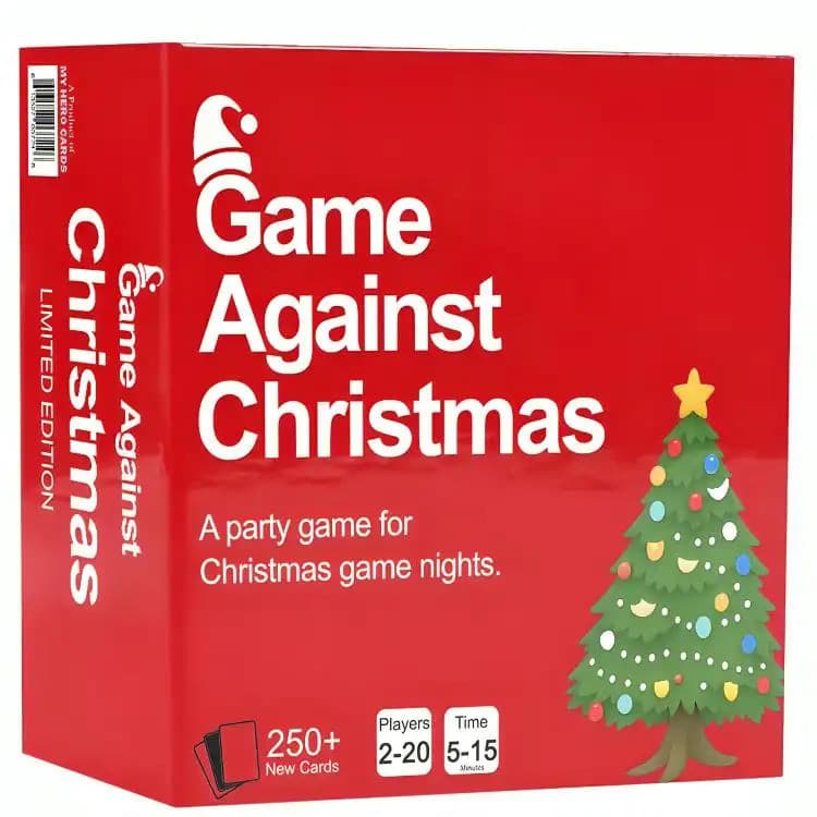 Game Against Christmas - Um Jogo de Cartas para Festas de Natal, Mais de 250 Cartas, Edição Limitada