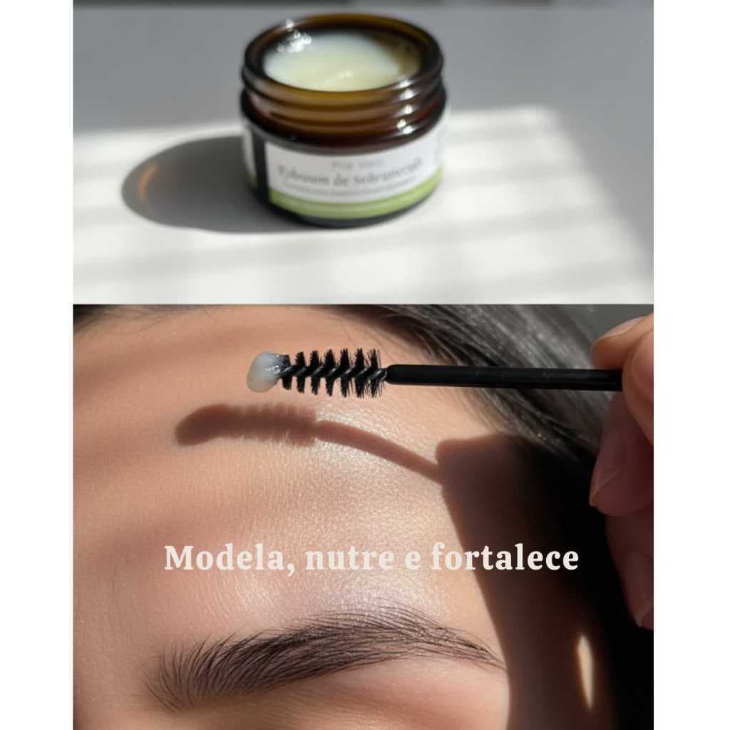 Brow Balm Por Amor – Crescimento, Nutrição e Fixação Diária com Efeito Brow Lamination Natural