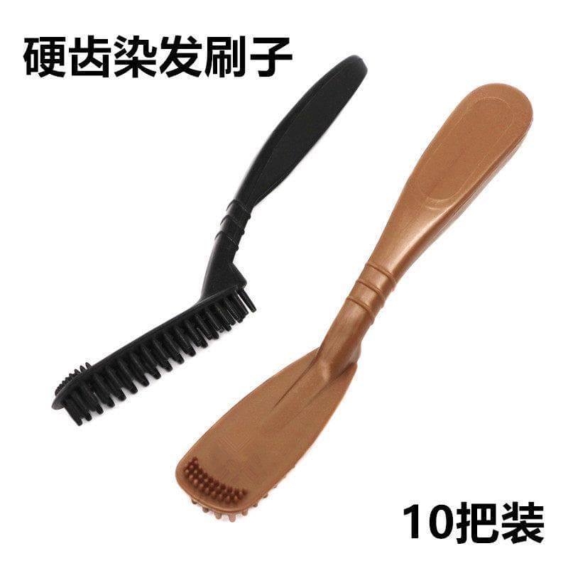 Pente de tingimento de cabelo dedicado cabeleireiro escova profissional dente duro óleo cozido tingimento creme pente ba