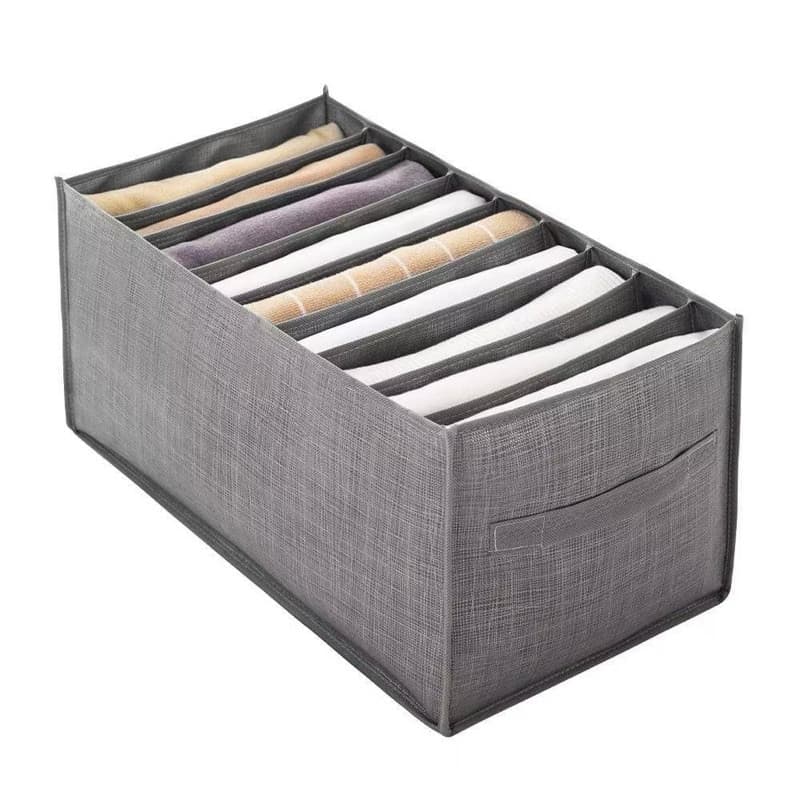 Kit/2 Organizador De ROUPA com 9 divisórias grids Dobrável Para Armário Gaveta de roupas dobradas