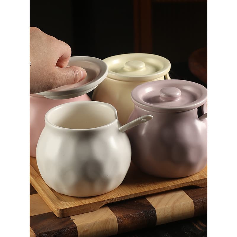 Agitador de tempero de cerâmica saleiro High-End independente tempero shaker saleiro cerâmica porcelana saleiro tempero