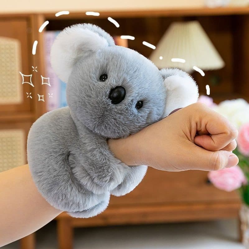 Kapibara Pop círculo boneca Kuromi pulseira de pulso de pelúcia brinquedo bonito guaxinim boneca crianças presente