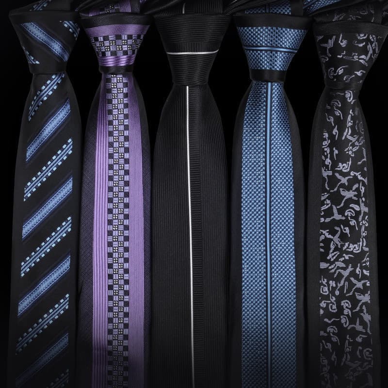 6CM Slim-Fit Fashion Tie Gravatas  Men Formal Wear Gravata Versão Coreana Do Noivo Estreito Grupo De Casamento Reunião C