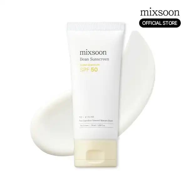 [Mais Vendido] Protetor Solar Bean 1.69 fl.oz / 50ml - Protetor Solar Coreano para o Rosto, Aprovado pela FDA, Textura L