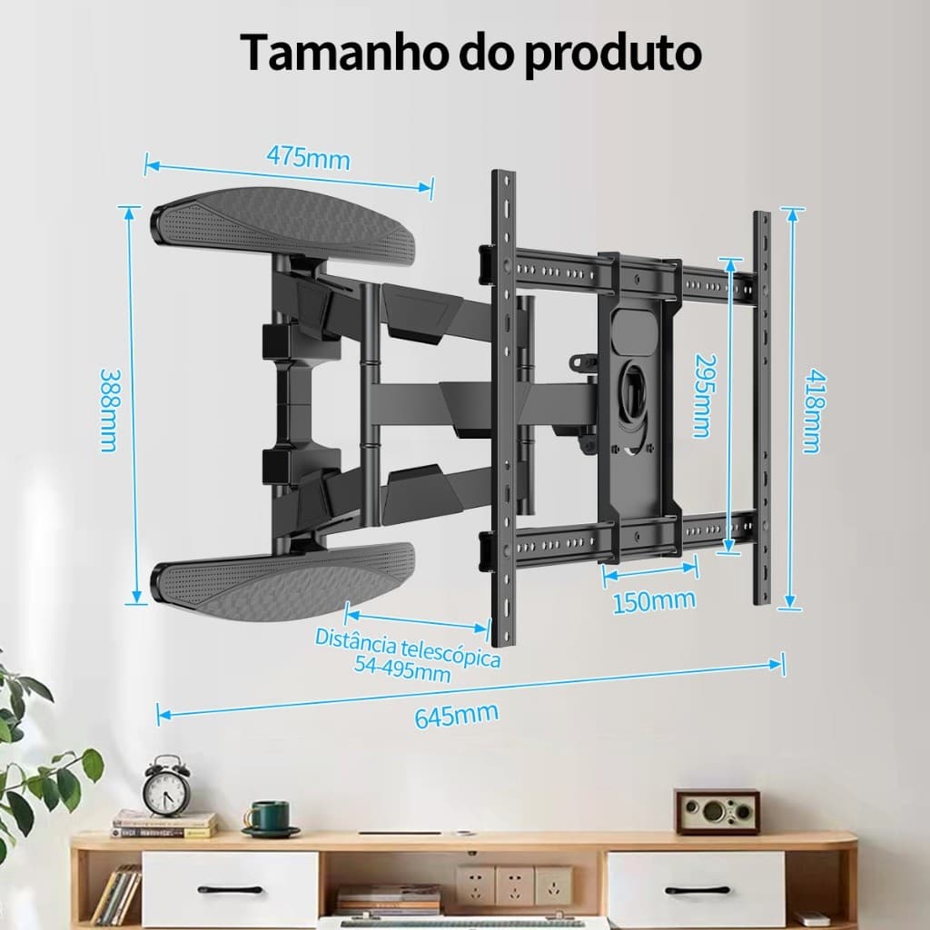 Articulated Lcd Led Tv Support 39 40 42 43 48 50 55 60 Wbcom