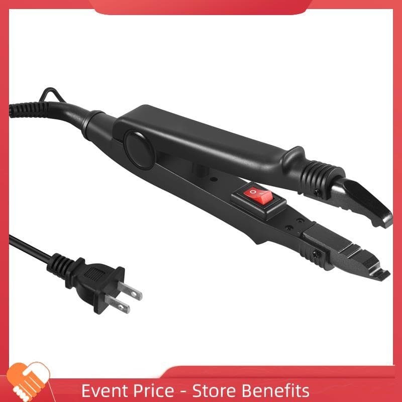 ltehfabhf1 Extensão De Cabelo Ferramentas De Ligação De Queratina De Ferro Conector De Calor De Fusão Máquina De Tempera