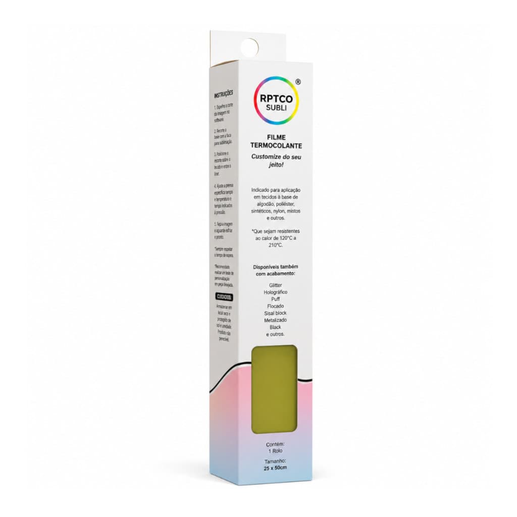 Filme De Recorte Termocolante 3d Puff Lime Rptc