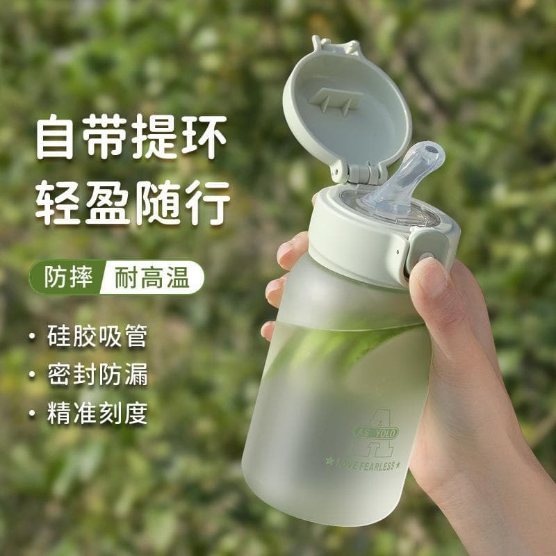 Copo de água japonês de verão, copo de água de alto valor, meninas, verão, resistente a altas temperaturas, resistente a