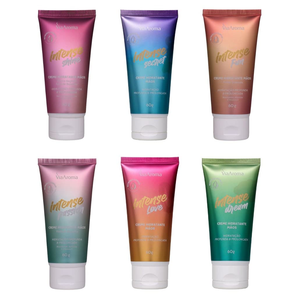 Creme Hidratante Desodorante para Mãos Via Aroma Intense 60g