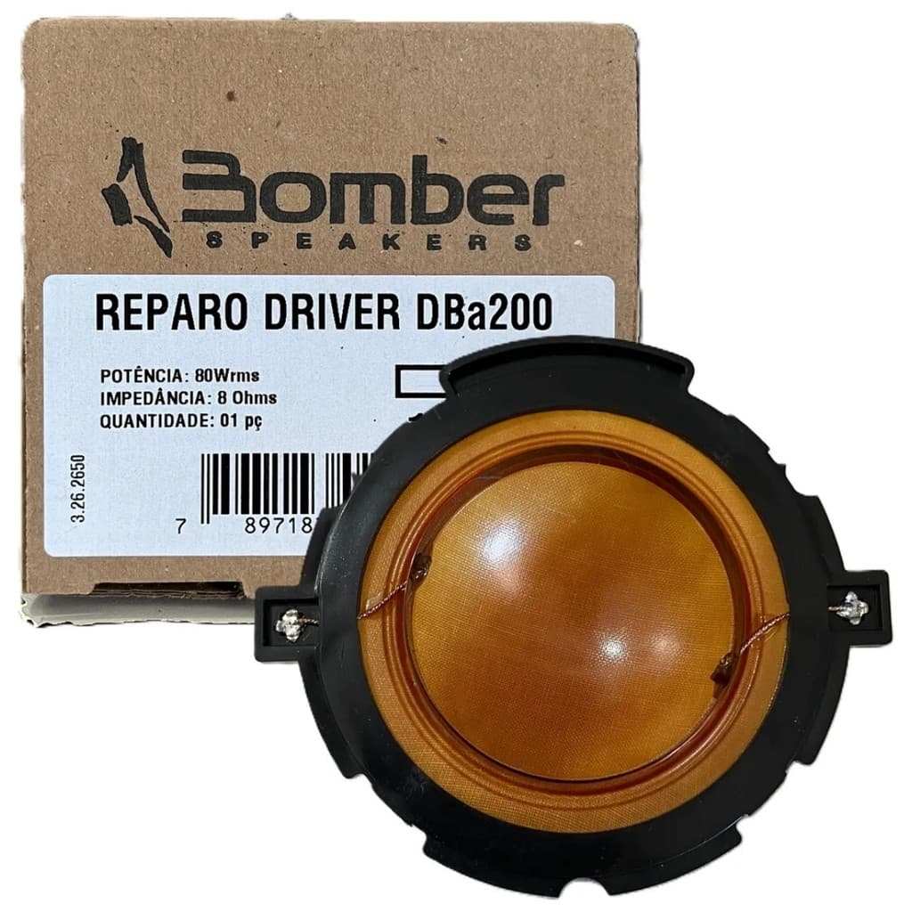 Reparo Original Para Driver Bomber DBA200 80 Watts RMS 8 Ohms Som Automotivo Carro