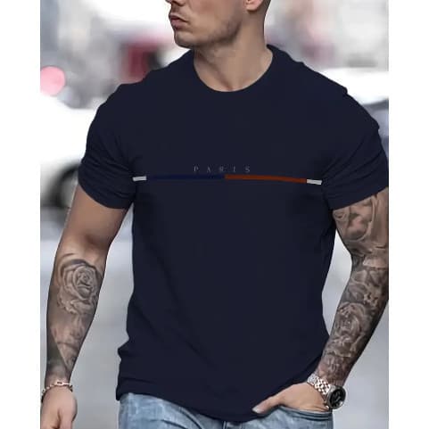Camisa Camiseta Masculina Paris  Malha Premium 100% Algodão Lançamento Quality Homem