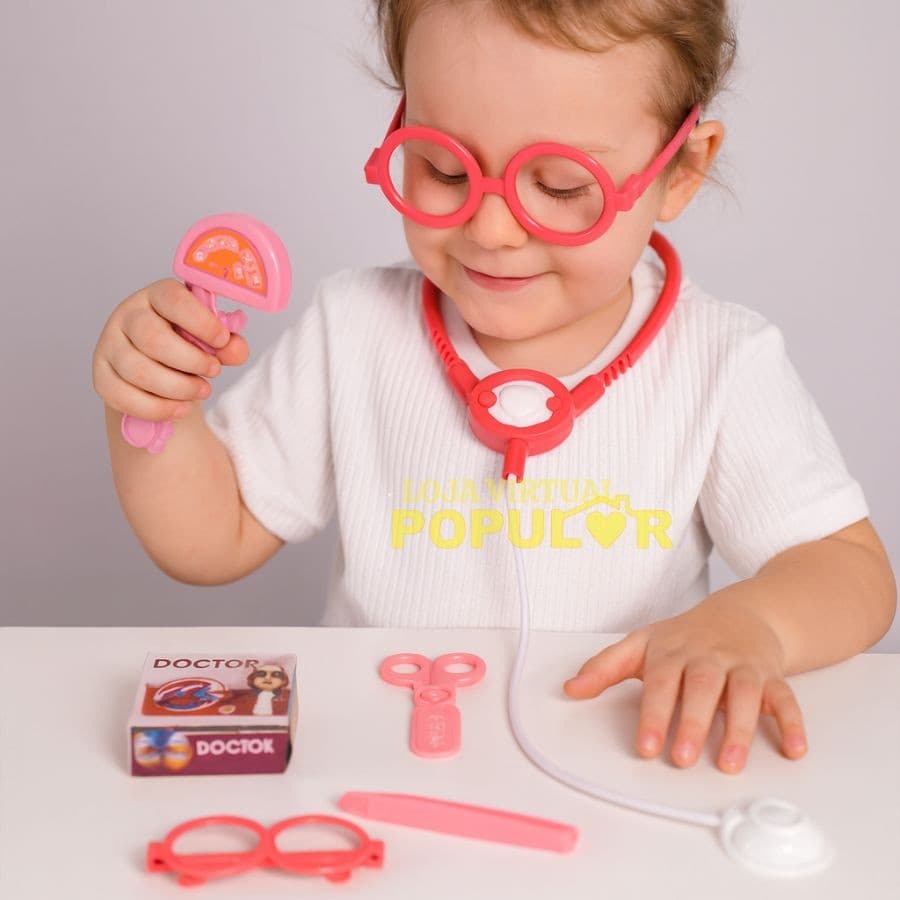 Brinquedos Divertidos Conjunto Médico Infantil Brinquedo Uniforme Médido