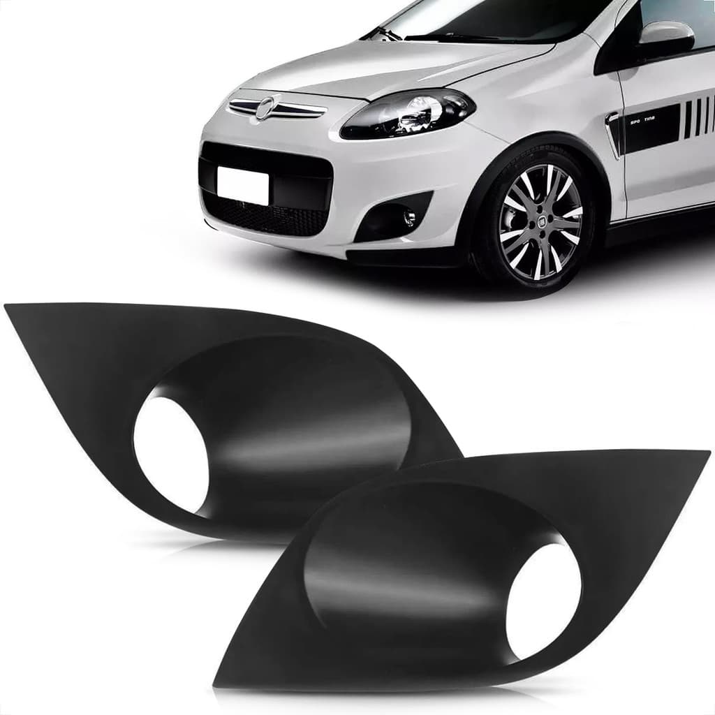 Moldura Farol De Milha Neblina Auxiliar Palio Attractive G5 2012 2013 2014 2015 2016 2017 2018