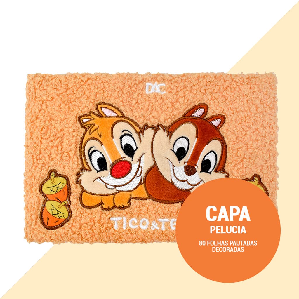 Caderno de Anotações Fluffy Tico e Teco Dac