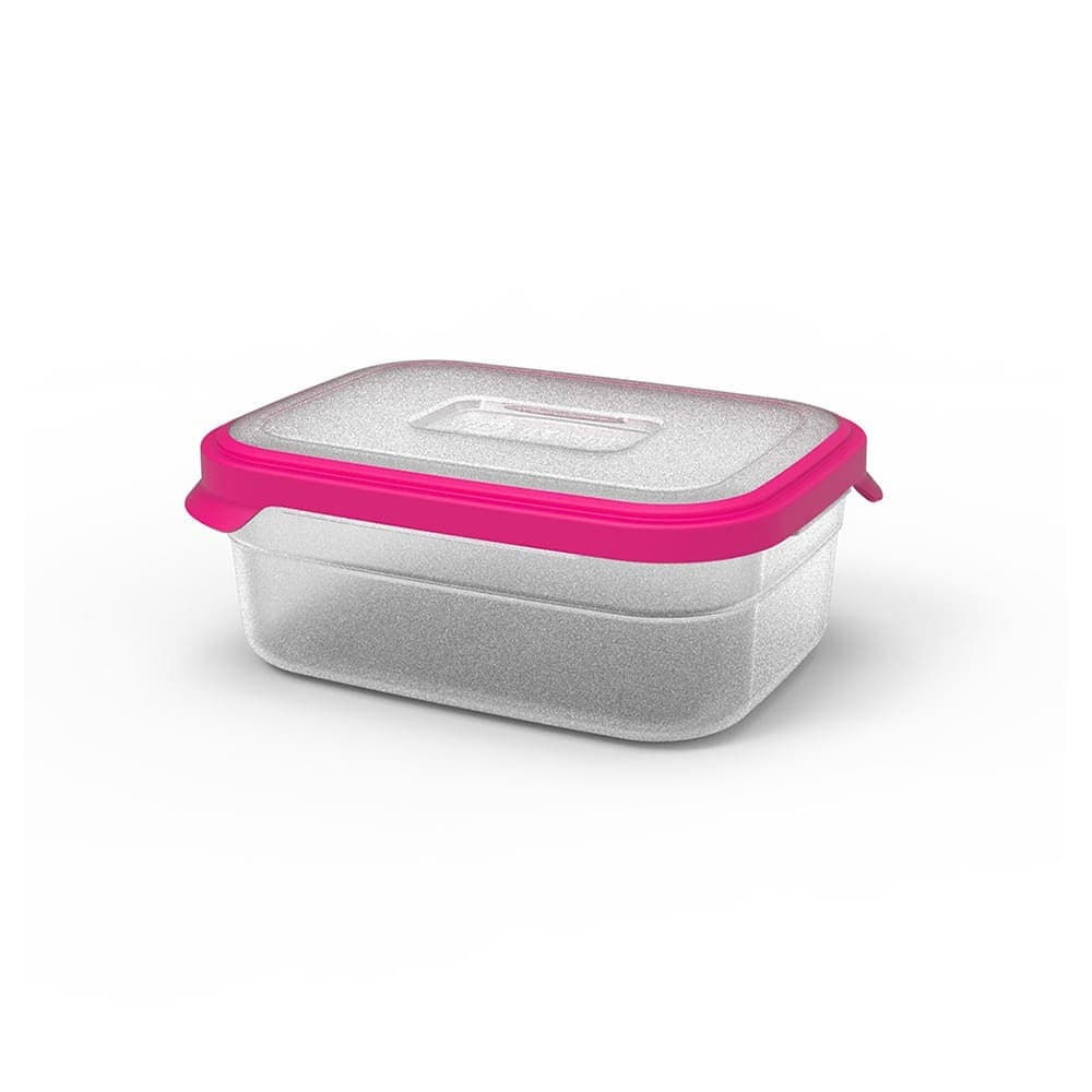 Kit com 5 Potes Plásticos 1000ml Helsim BPA LIVRE – Congelar, Microondas e Lava-Louças