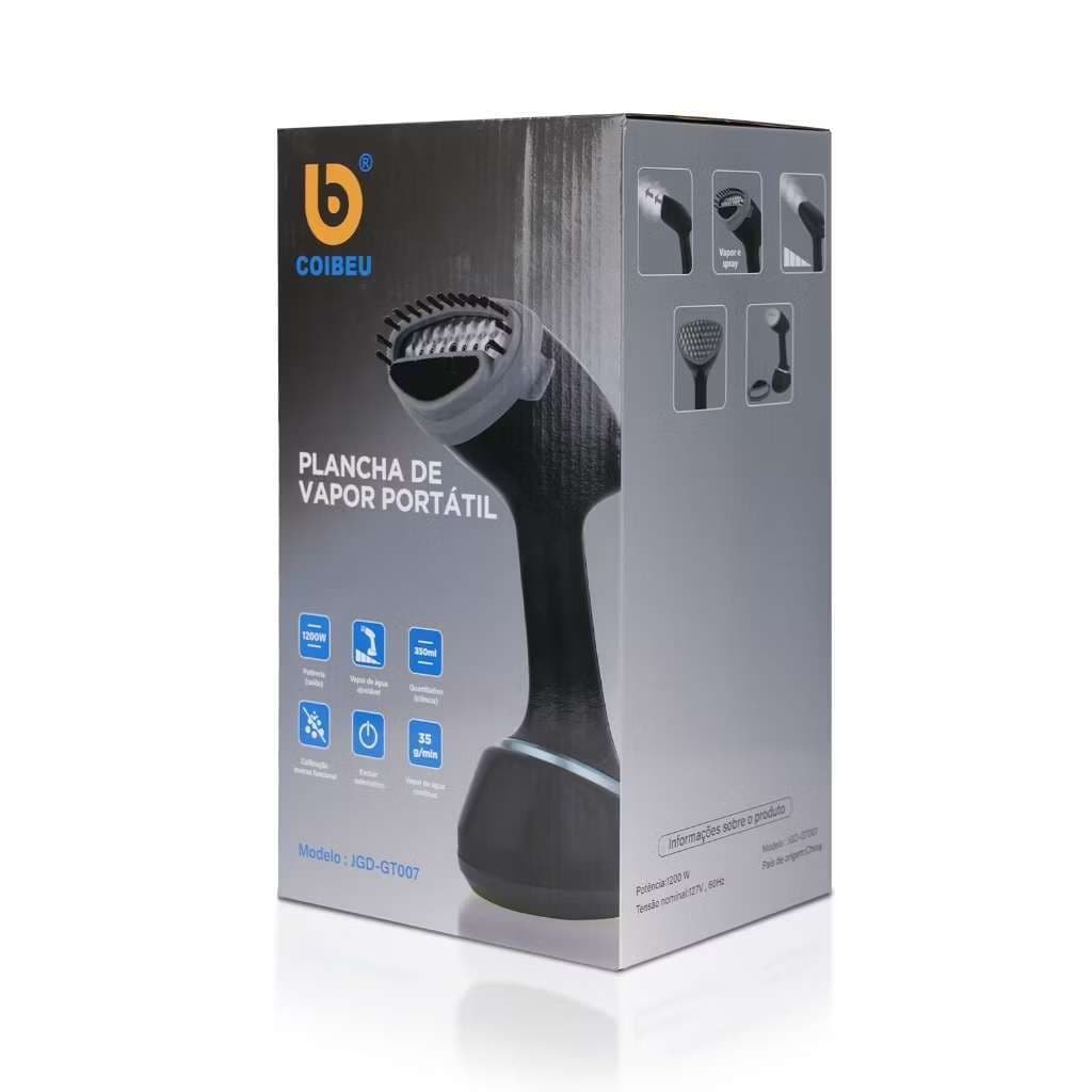 COIBEU Passadeira Portátil a Vapor Vaporizador para roupas 1200W 127V RIVIRLA