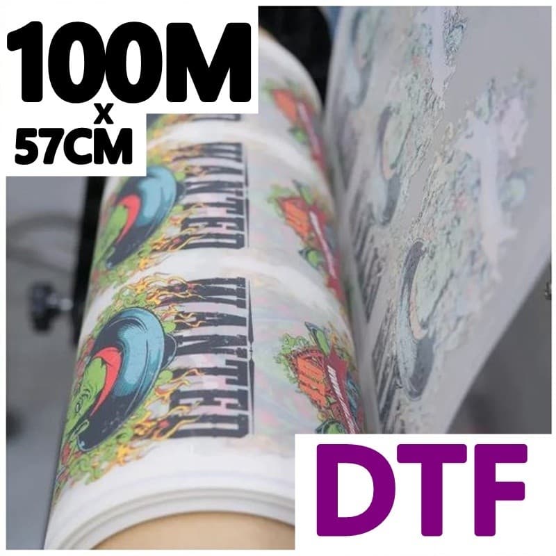 100 METROS DE DTF - IMPRESSÃO PERSONALIZADA 57CM DE LARGURA - ENVIO RÁPIDO