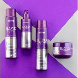 Kit Capilar Blond Reflex - Rhenuks Cosméticos com 4 itens - Desamarelador - Loiros grisalhos