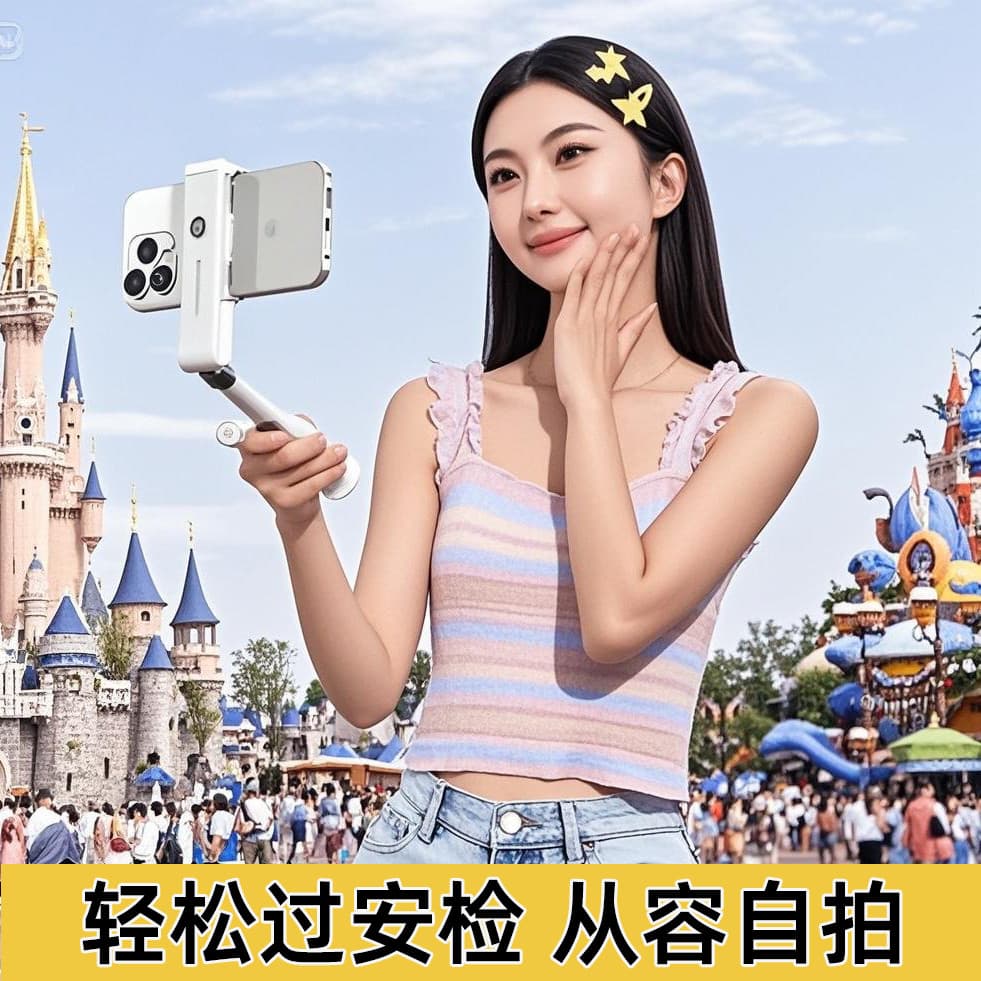 Disney Universal estúdios parque equipamentos telefone móvel Bluetooth portátil viagem ao ar livre foto ferramenta útil