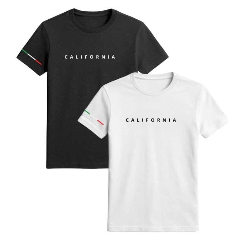 Kit 2 Camisetas Masculinas Algodão Premium Gola Redonda Casual Básica Conforto Diário