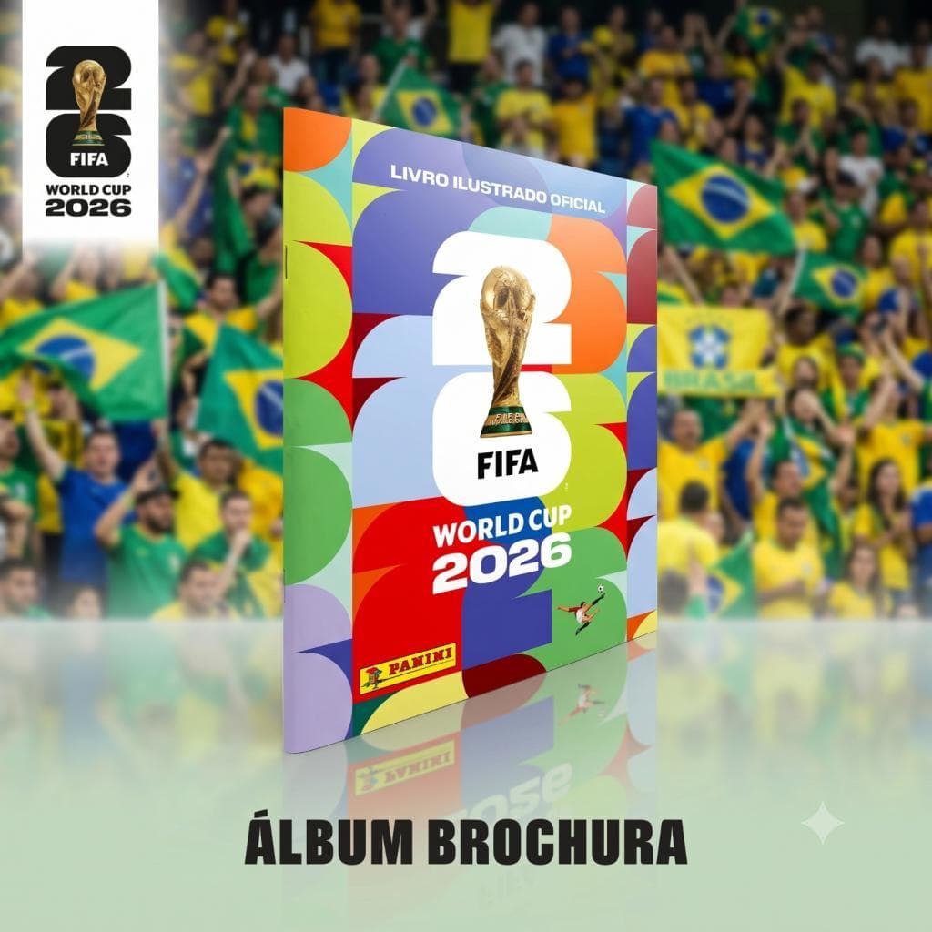 Álbum Copa do mundo 2026 Oficial Panini Brochura