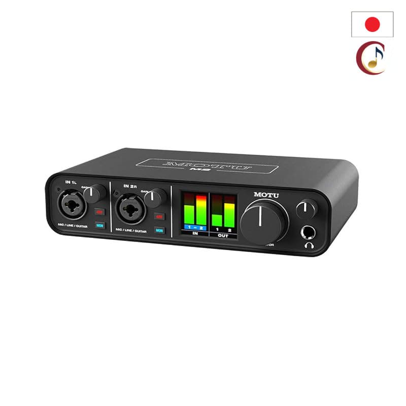 MOTU M2/M4/M6 USB Audio Interface (2–6 In / 2–4 Out), USB DAC, iPhone/iPad Compatible, Live Streaming & Gaming, Guitar C