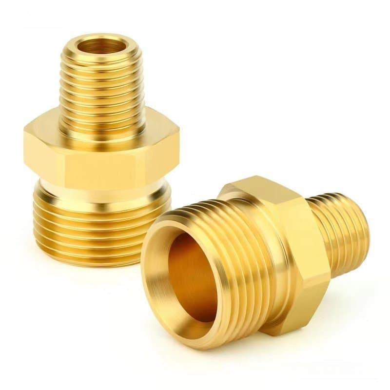 Adaptador de Conector de Latão para Lavadora de Alta Pressão, Conexão Macho M22-14mm, Conexão de Mangueira M22 3/8 e 1/4