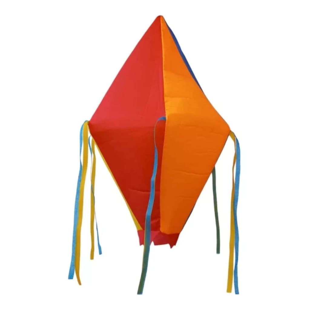 Balão de Tecido Vermelho e Verde 40cm para Festa