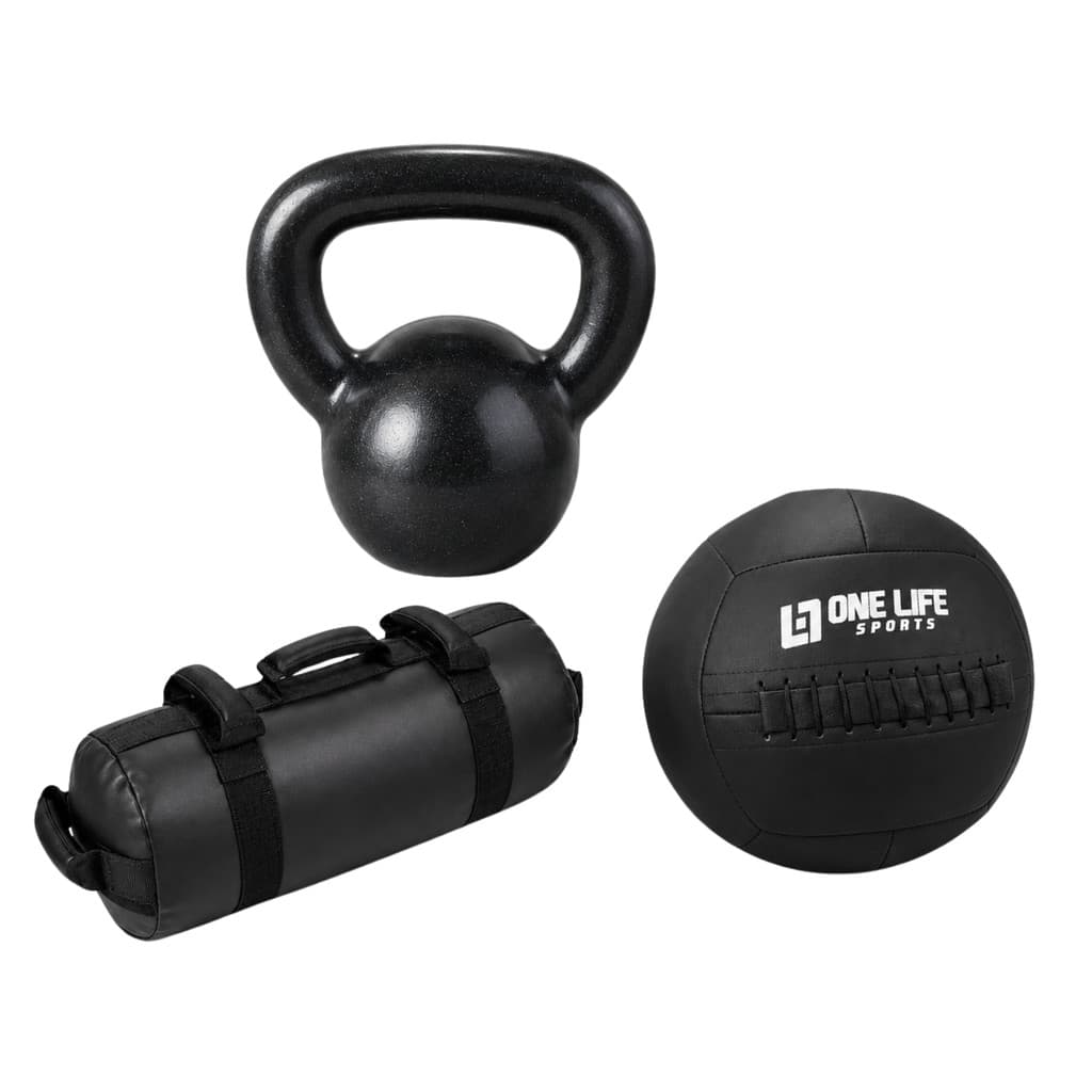KIT KETTLEBELL 4KG + WALL 4KG + POWER BAG 5KG | PESOS