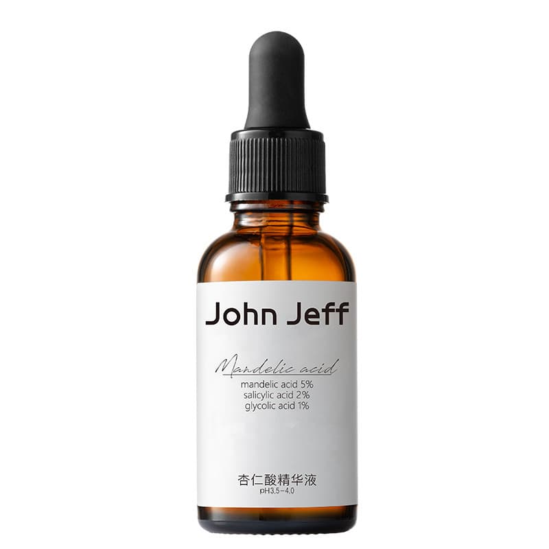 JohnJeff Ácido Mandélico Soro Esfoliante Acne Esfoliante Desbloqueando Poros Finos Melhorando Acne Brother-in-lago